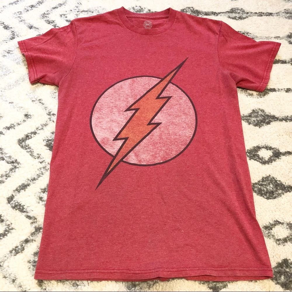 DC Comics Flash heather red t-shirt, size small